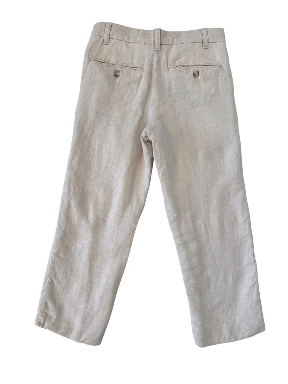 NWT Gymboree Boys Linen Blend Dress Pants 5T Beige Easter Wedding